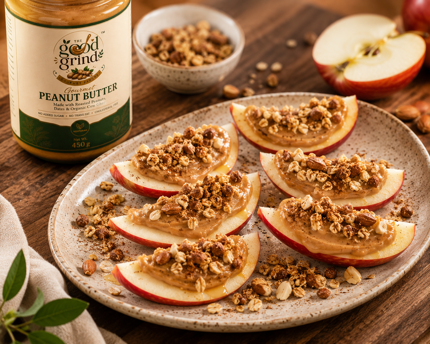 Peanut Butter and Apple Crunch